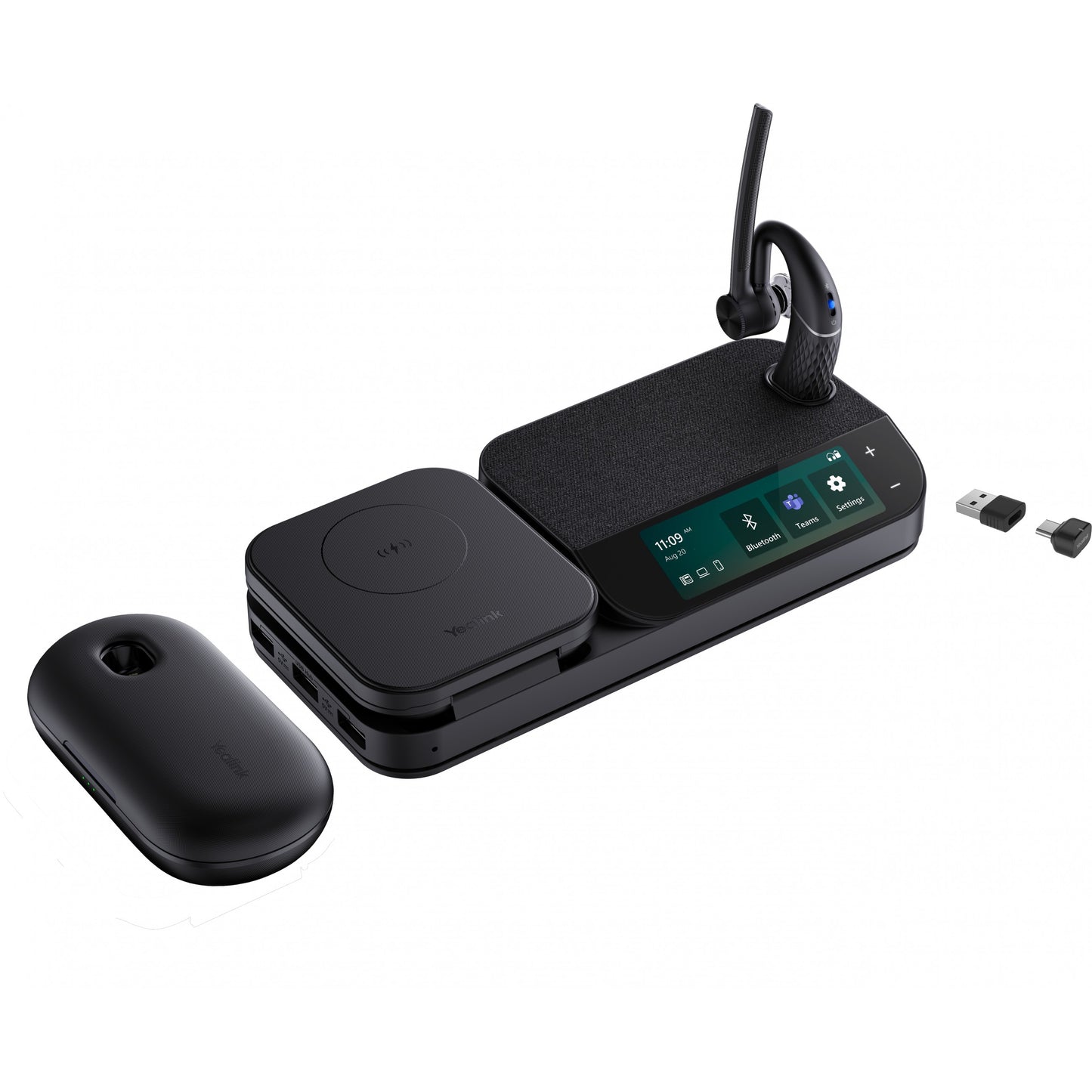 Yealink BH71 Workstation Pro USB-C/A slušalice. Bežične. 100 - 20000 Hz. Kancelarija/Pozivni centar. 18 g. Slušalice. Crne.