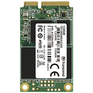 Transcend mSATA 230S 64GB. 64GB. mSATA. 390MB/s. 6Gbps