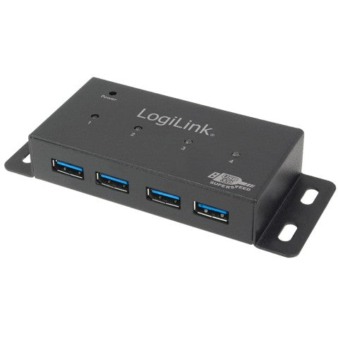 LogiLink UA0149. USB 3.2 Gen 1 (3.1 Gen 1) Tip-A. 5000 Mbps. Siva. 230V 3.5A