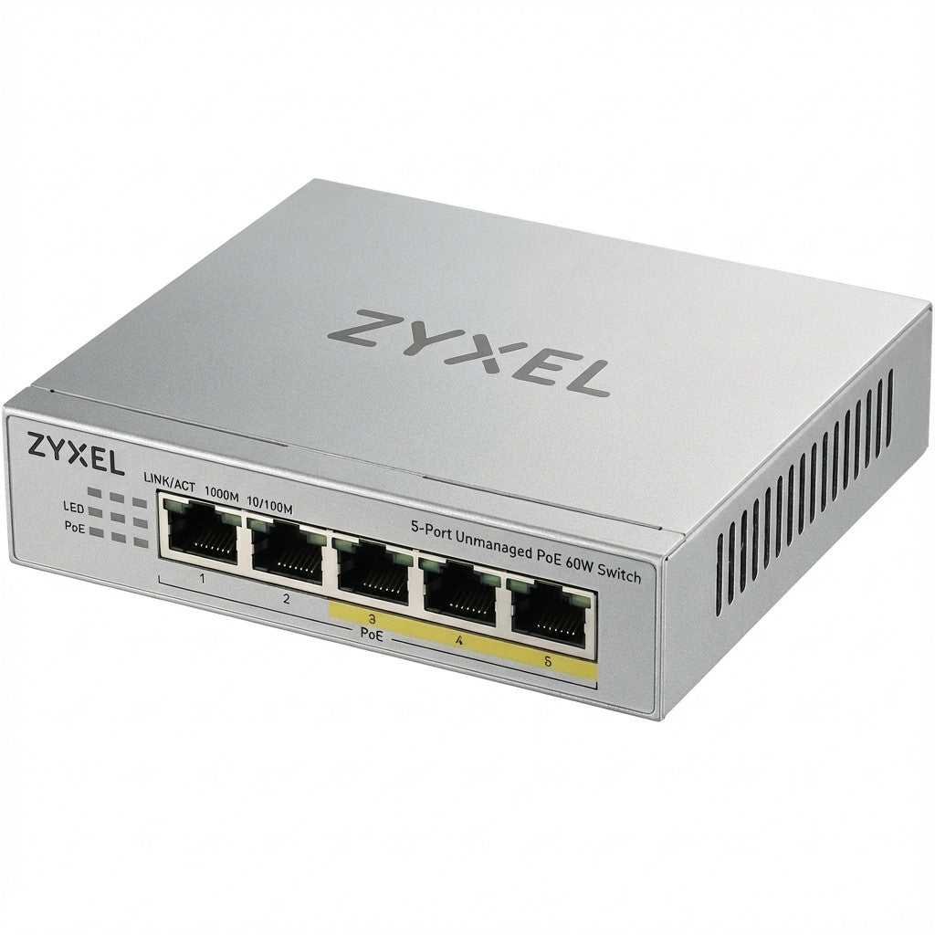 Zyxel GS1005HP. Neupravljan. Gigabit Ethernet (10/100/1000). Puni dupleks. Napajanje preko Etherneta (PoE).