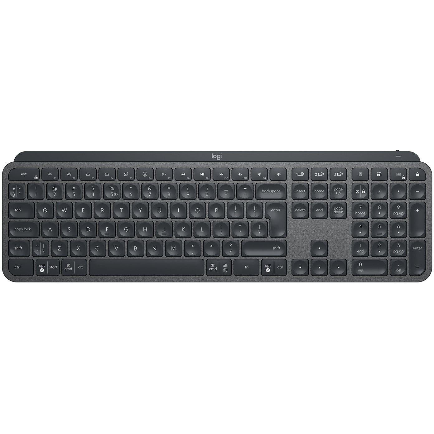 Logitech Master 920-010251. Puna veličina (100%). Bežični. Bluetooth. QWERTY. Grafit.