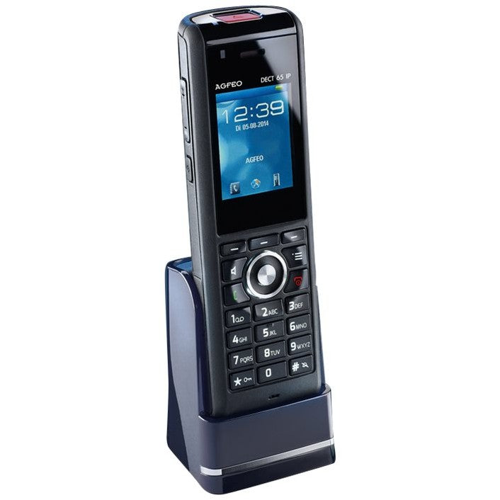 AGFEO DECT 65 IP. DECT telefon. Hands-free funkcija. Crna boja.