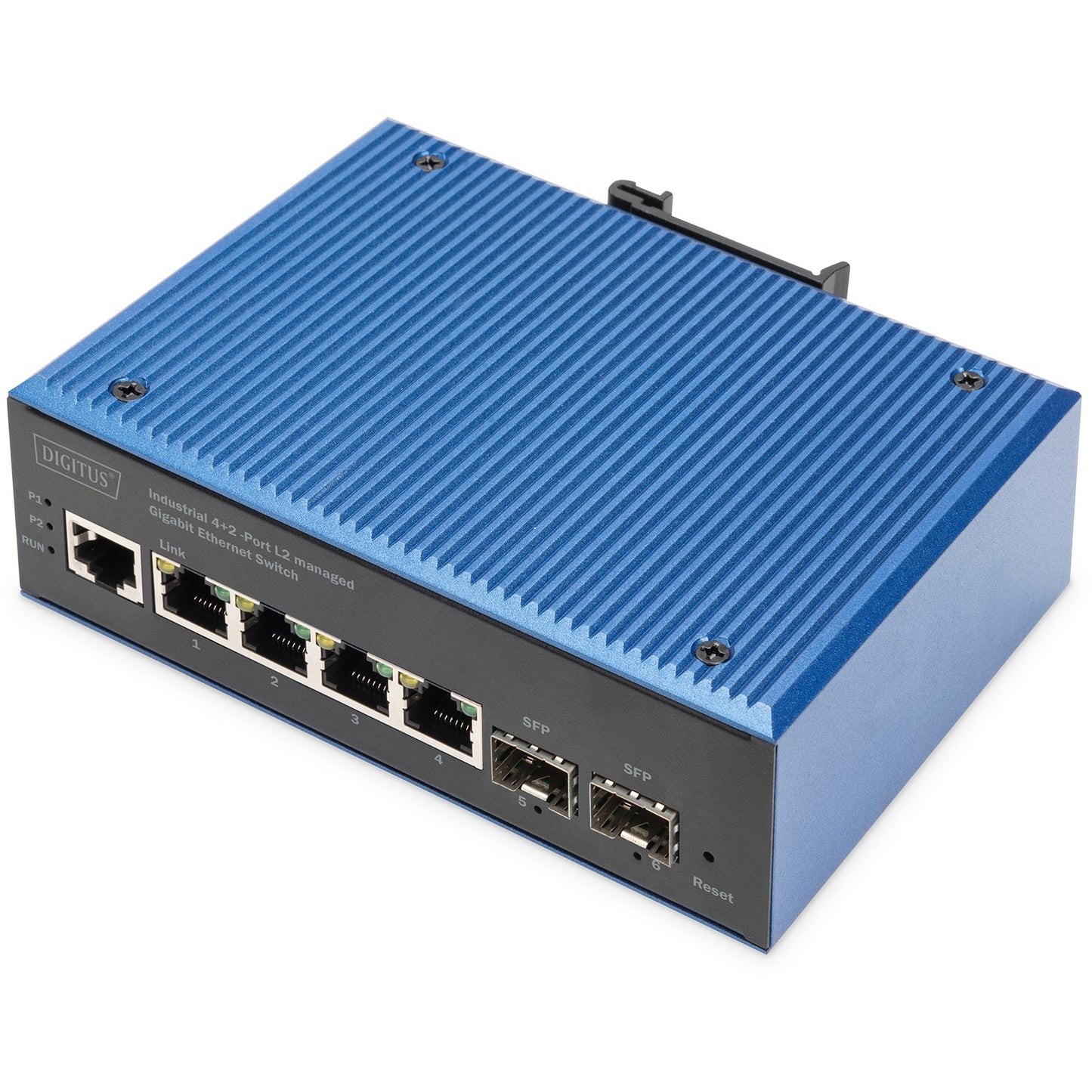 Digitus Industrijski 4+2-portni L2 upravljani gigabitni Ethernet preklopnik. Upravljani. L2. Gigabit Ethernet (10/100/1000). Puni dupleks.