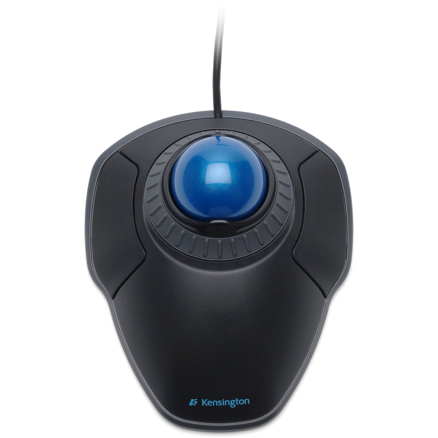Kensington Orbit Trackball s prstenom za pomicanje. Za lijevu i liječnu ruku. Optički. USB Tip-A. Crna.
