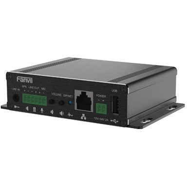 Fanvil PA3. Crni. Montaža na sto/zid. Status. SIP v1 (RFC2543). v2 (RFC3261) preko UDP/TCP/TLS RTP/RTCP/SRTP STUN DHCP IPv6 PPPoE L2TP OpenVPN.... 10,100 Mbit/s. 10/100Base-T(X)