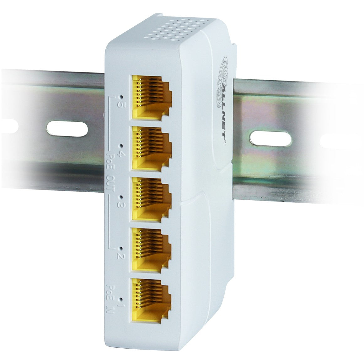 ALLNET 222870. Neupravljano. L2. Gigabit Ethernet (10/100/1000). Napajanje preko Etherneta (PoE). Montaža u rack. DIN šina