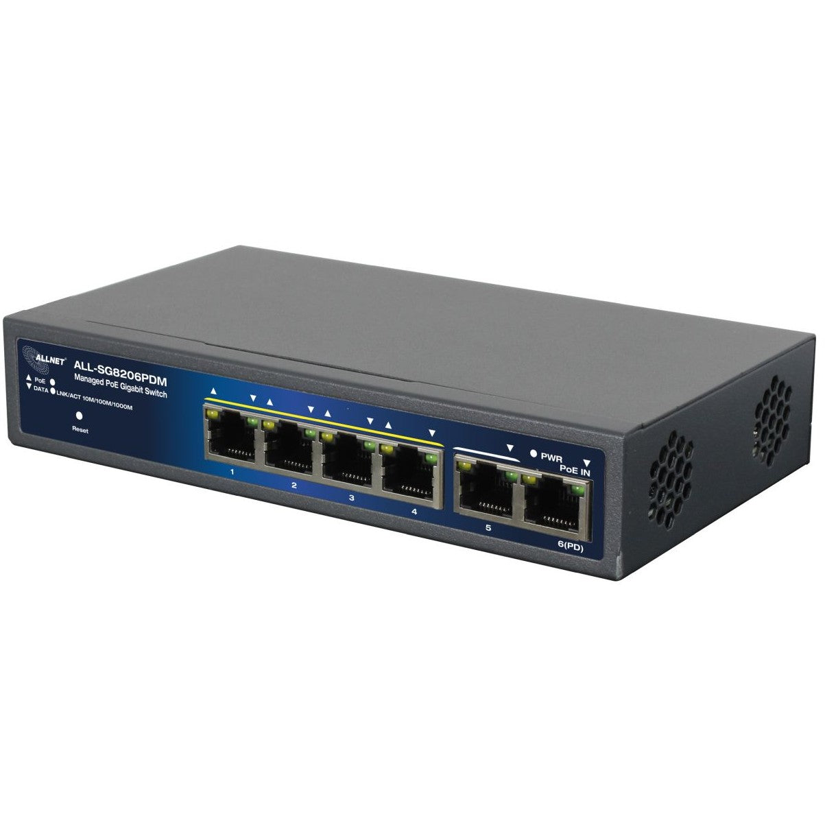 ALLNET 212816. Upravljani. Gigabit Ethernet (10/100/1000). Napajanje preko Etherneta (PoE). Montaža na sto/zid Montaža na zid