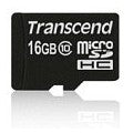 Transcend 16GB microSDHC Klasa 10 UHS-I. 16 GB. MicroSDHC. Klasa 10. MLC. 90MB/s. Klasa 1 (U1)