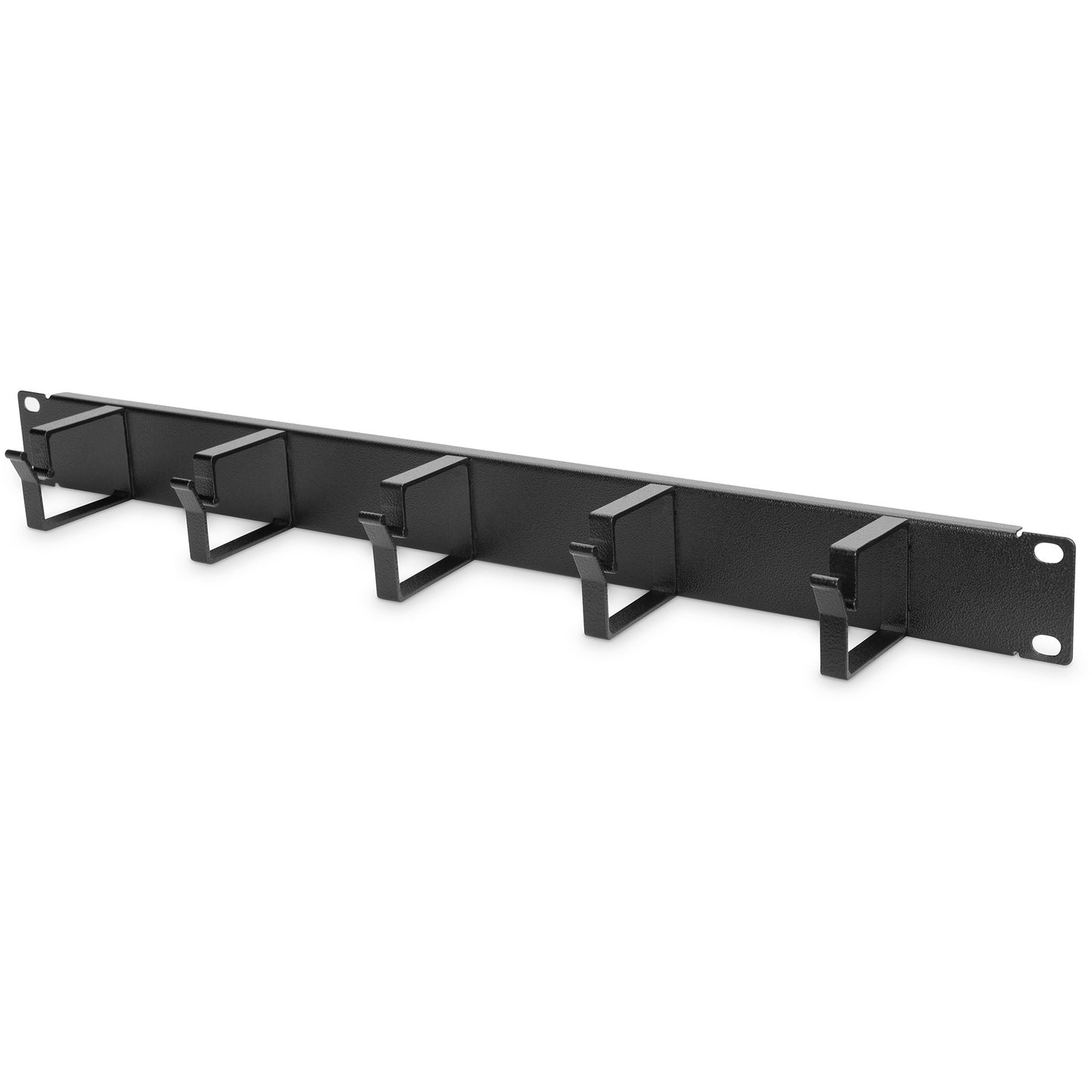 Digitus ploča za upravljanje kablovima s vodilicama za kablove za 483 mm (19") rackove. 1U. Crna. 490 mm. 80 mm. 340 g. 1960 cm³. Turska