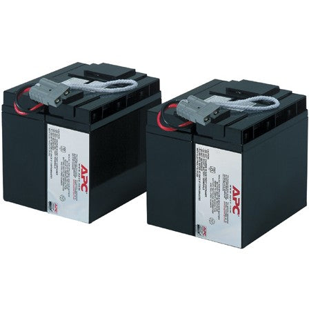 APC zamjenska baterija RBC55 (OEM). Olovni akumulator. Crna. 816 Wh. 24,3 kg. 142 mm. 173 mm