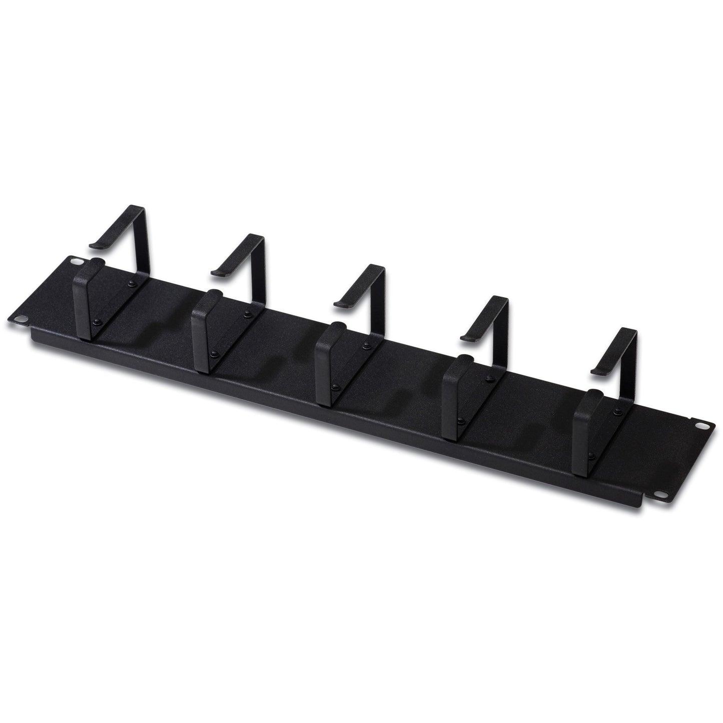 Digitus ploča za upravljanje kablovima s vodilicama za kablove za 483 mm (19") rackove. 2U. Crna.