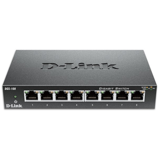 D-Link DGS-108. Potpuni dupleks