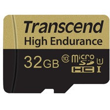 Transcend TS32GUSDHC10V. 32GB. MicroSDHC. Klasa 10. MLC. 95MB/s. 25MB/s