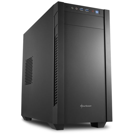 Sharkoon S1000. Tower. PC. Crni. Micro ATX. Mini ITX. Metalni. 15.5cm
