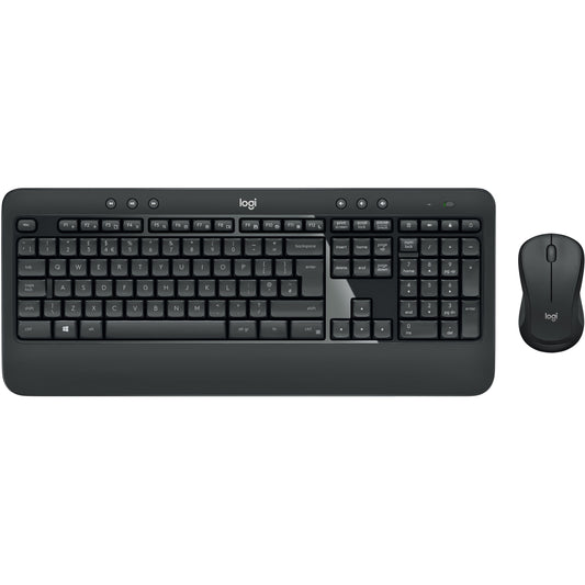Logitech 920-008675. Bežični. RF bežični. Membranski prekidač. QWERTZ. Crna. Bijela. Miš uključen.