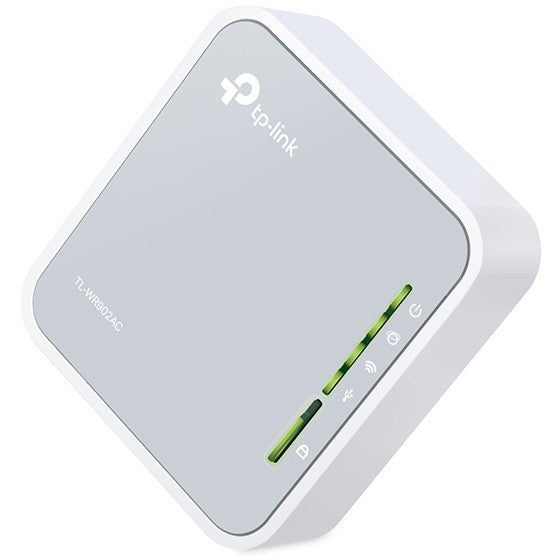 TP-Link AC750 Prenosni WiFi ruter. Wi-Fi 5 (802.11ac). Dvopojasni (2.4 GHz/5 GHz). Ethernet/LAN. 4G. Bijeli. Prenosni ruter