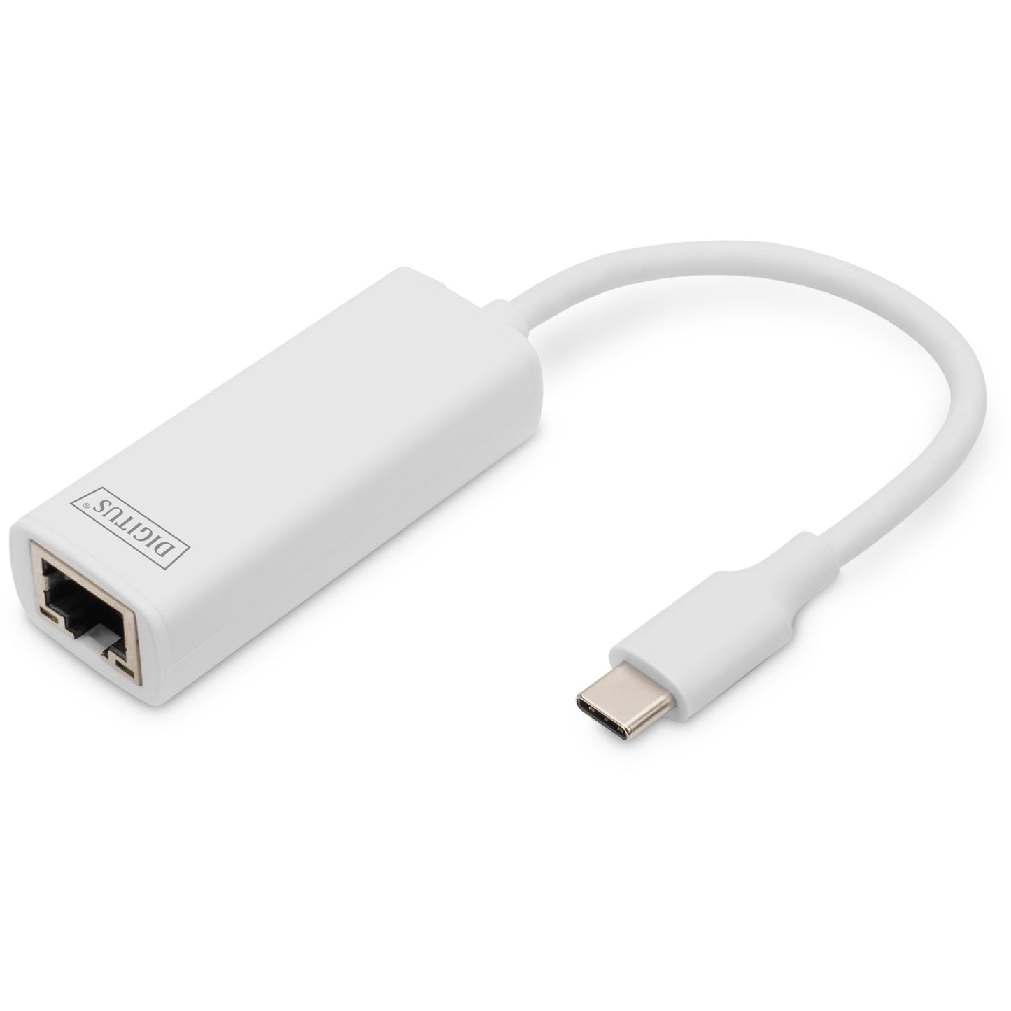 Digitus USB Type-C™ Gigabit Ethernet adapter. Aluminij. Kina. RTL8153. 24 mm. 64 mm. 17 mm