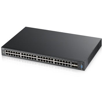 Zyxel XGS2210-52. Upravljani. Sloj 2. Gigabit Ethernet (10/100/1000). Montaža u rack. 1U