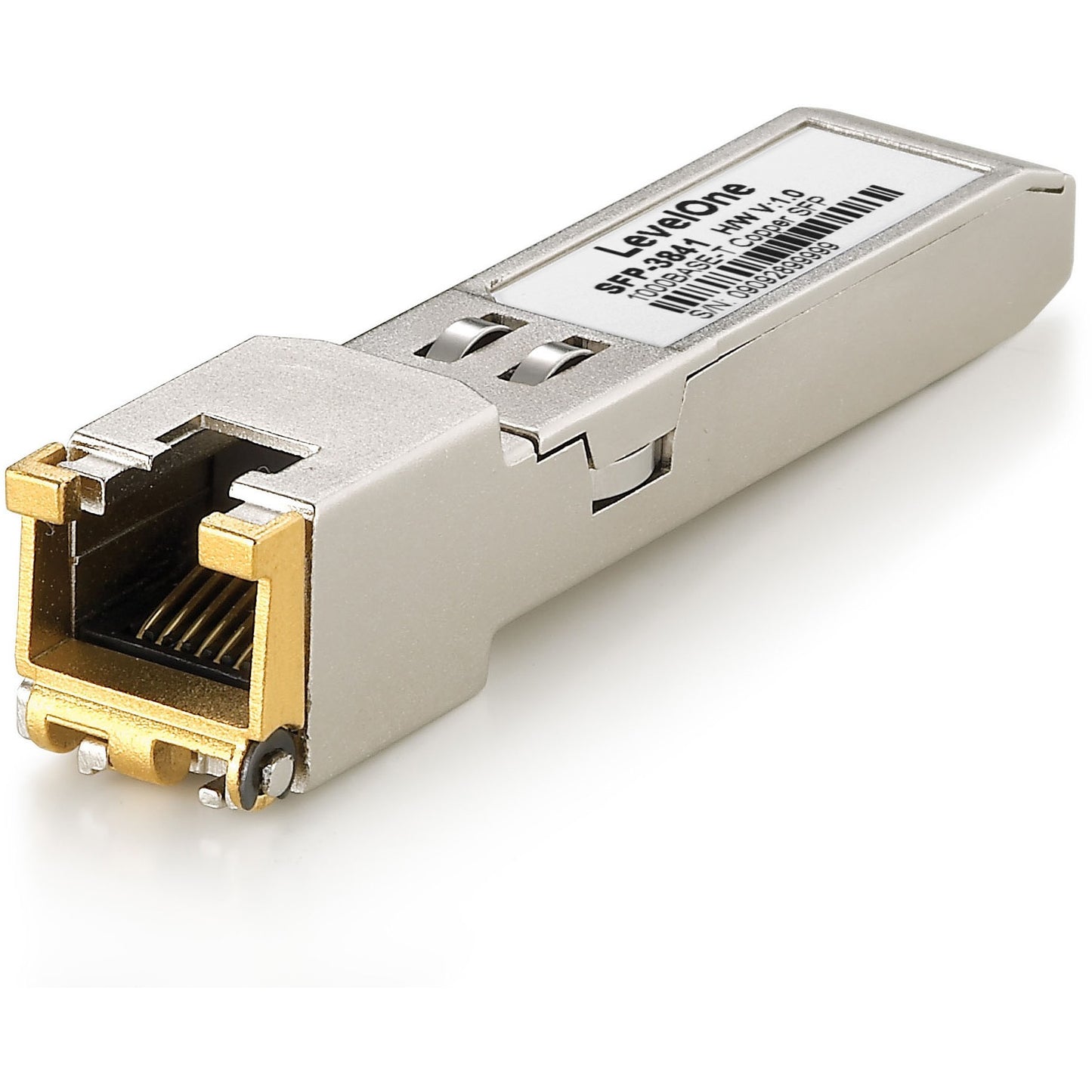 LevelOne SFP-3841. Bakar. 1250 Mbps. SFP. 100 m. IEEE 802.3. IEEE 802.3ab. 3.3V