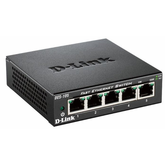 D-Link DES-105. Neupravljan. L2. Puni dupleks.