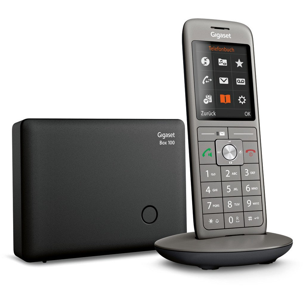 Gigaset CL 660. DECT telefon. Bežični telefon. Hands-free funkcija. 400 unosa. Antracit. Crna.