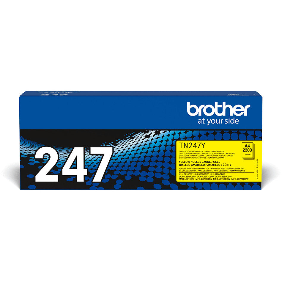 Brother TN-247Y. 2300 stranica. Žuta. 1 komad.