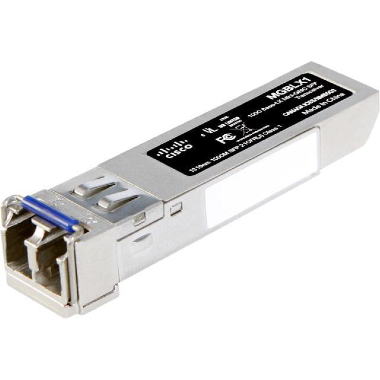 Cisco 1000BASE-LX SFP primopredajnici. 1000 Mbps. 1000Base-LX. 10000 m. 1310 nm. Žični. 1W