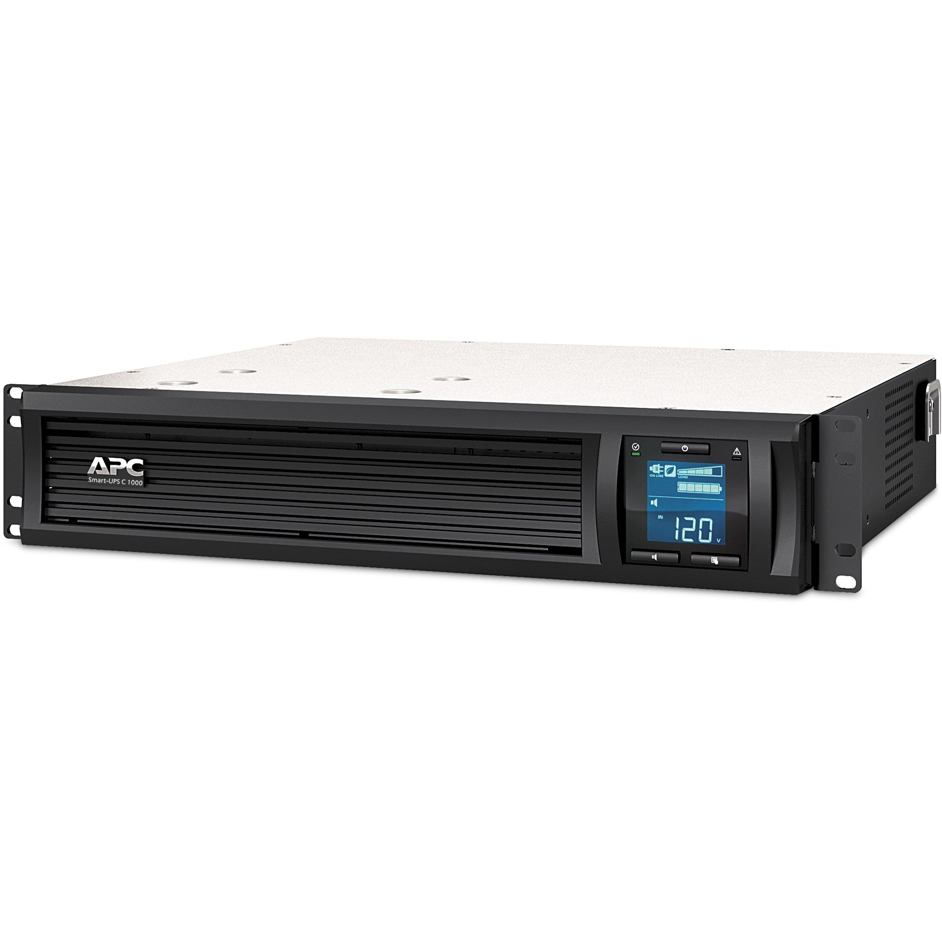 APC Smart-UPS C. Linijsko-interaktivni. 1000VA. Montaža u rack, 2U. 230V. 4x IEC C13 utičnice. SmartConnect. USB i serijska komunikacija. AVR. Grafički LCD. Linijsko-interaktivni. 1 kVA. 600 W. Sinusni val. 170 V. 300 V