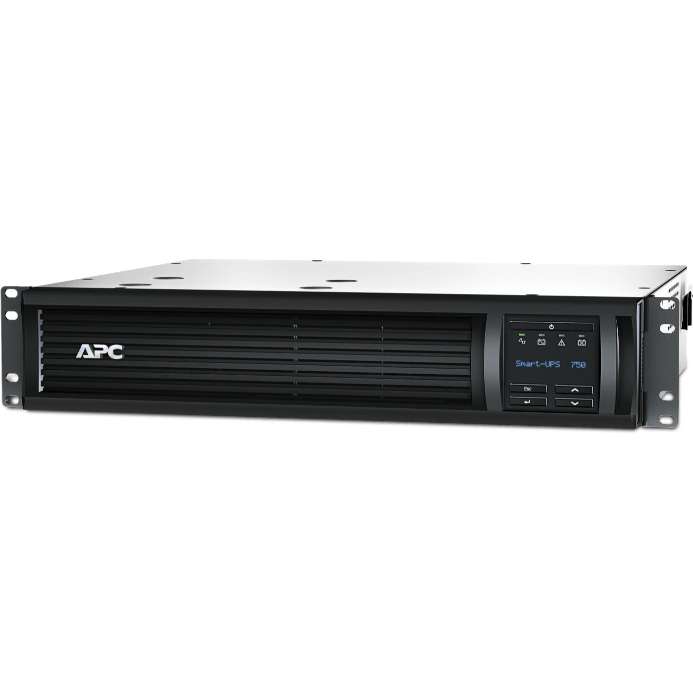 APC Smart-UPS SMT750RMI2UC UPS - 4x C13. USB. Montaža u rack. SmartConnect. 750VA. Linijski interaktivni. 0.75 kVA. 500 W. Čisti sinus. 151 V. 302 V