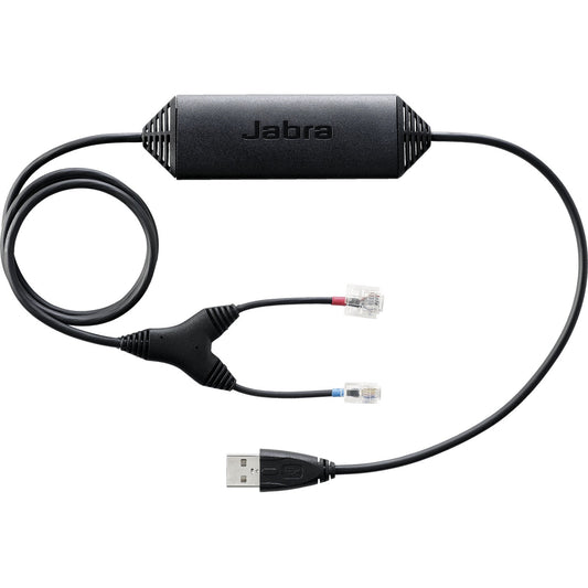 Jabra Link 14201-30. EHS adapter. Crni.