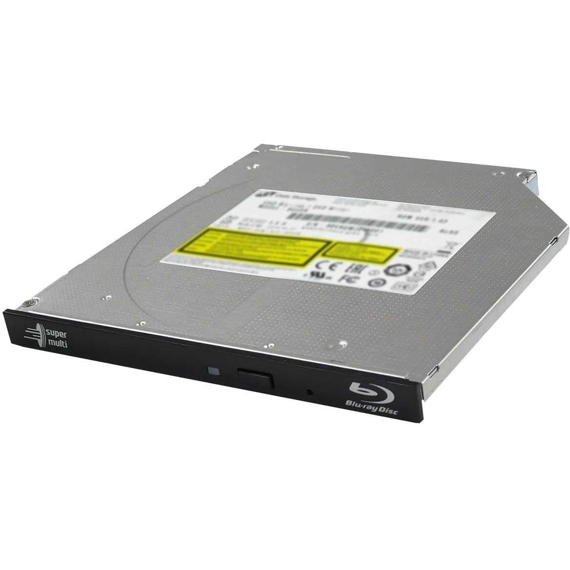 Hitachi-LG Super Multi UHD-BD snimač. Crni. Pohrana. Laptop. Blu-ray RW. SATA. 60.000 sati