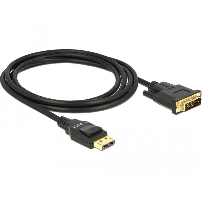 DeLOCK 85313. 2 m. DisplayPort. DVI-D. Muški. Muški. Ravni.