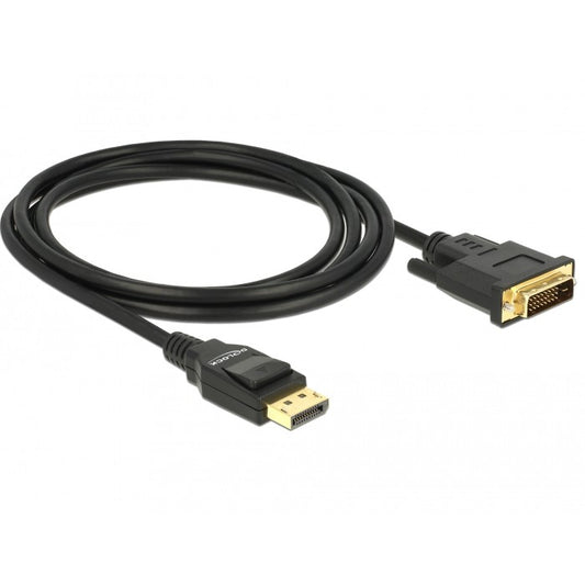 DeLOCK 85313. 2 m. DisplayPort. DVI-D. Muški. Muški. Ravni.
