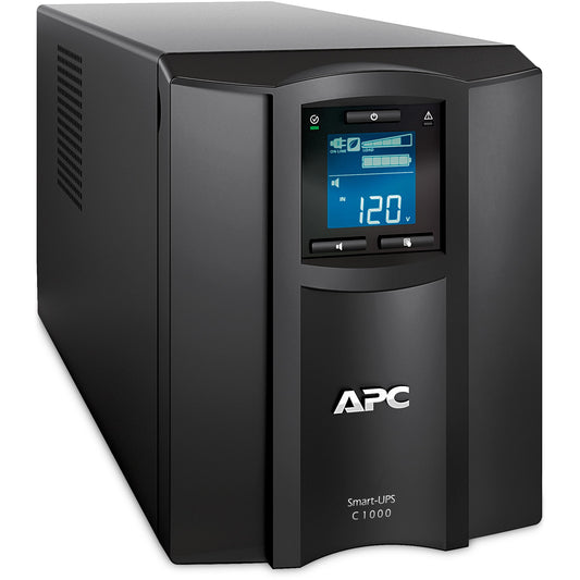 APC Smart-UPS C. Linijski interaktivni. 1000VA. Toranj. 230V. 8x IEC C13 utičnica. SmartConnect. USB i serijska komunikacija. AVR. Grafički LCD. Linijski interaktivni. 1 kVA. 600 W. Sinusni val. 170 V. 300 V