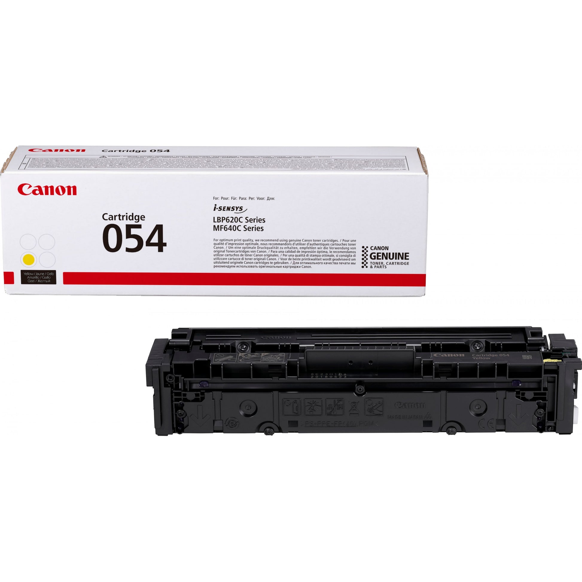Canon 054 toner kaseta. Žuta. 1200 stranica. Žuta. 1 komad.