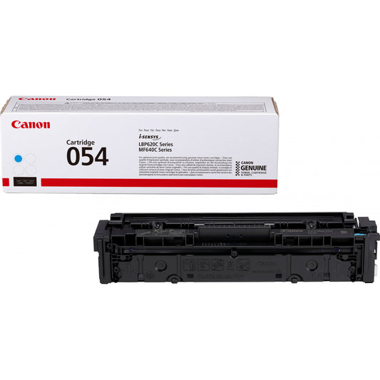 Canon 054 toner kaseta. Cijan. 1200 stranica. Cijan. 1 komad.