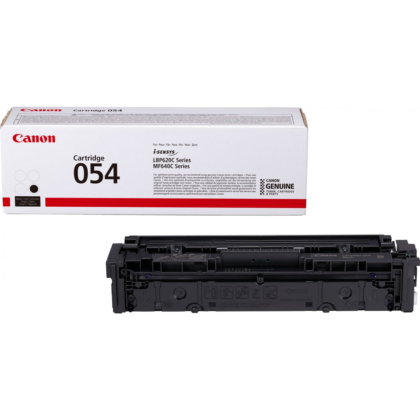 Canon 054 toner kaseta. Crni. 1500 stranica. Crni. 1 komad.