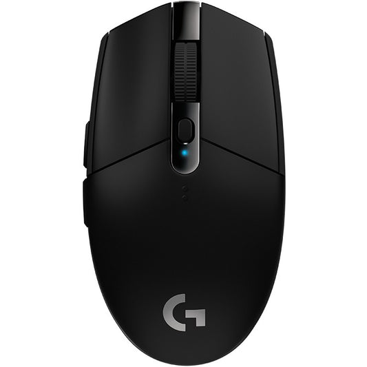 Logitech G G305. Desna. Optička. RF bežična. 12000 DPI. 400 fps. Crna.