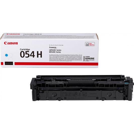 Canon 054 H toner kaseta visokog kapaciteta. Cijan. 2300 stranica. Cijan. 1 komad.