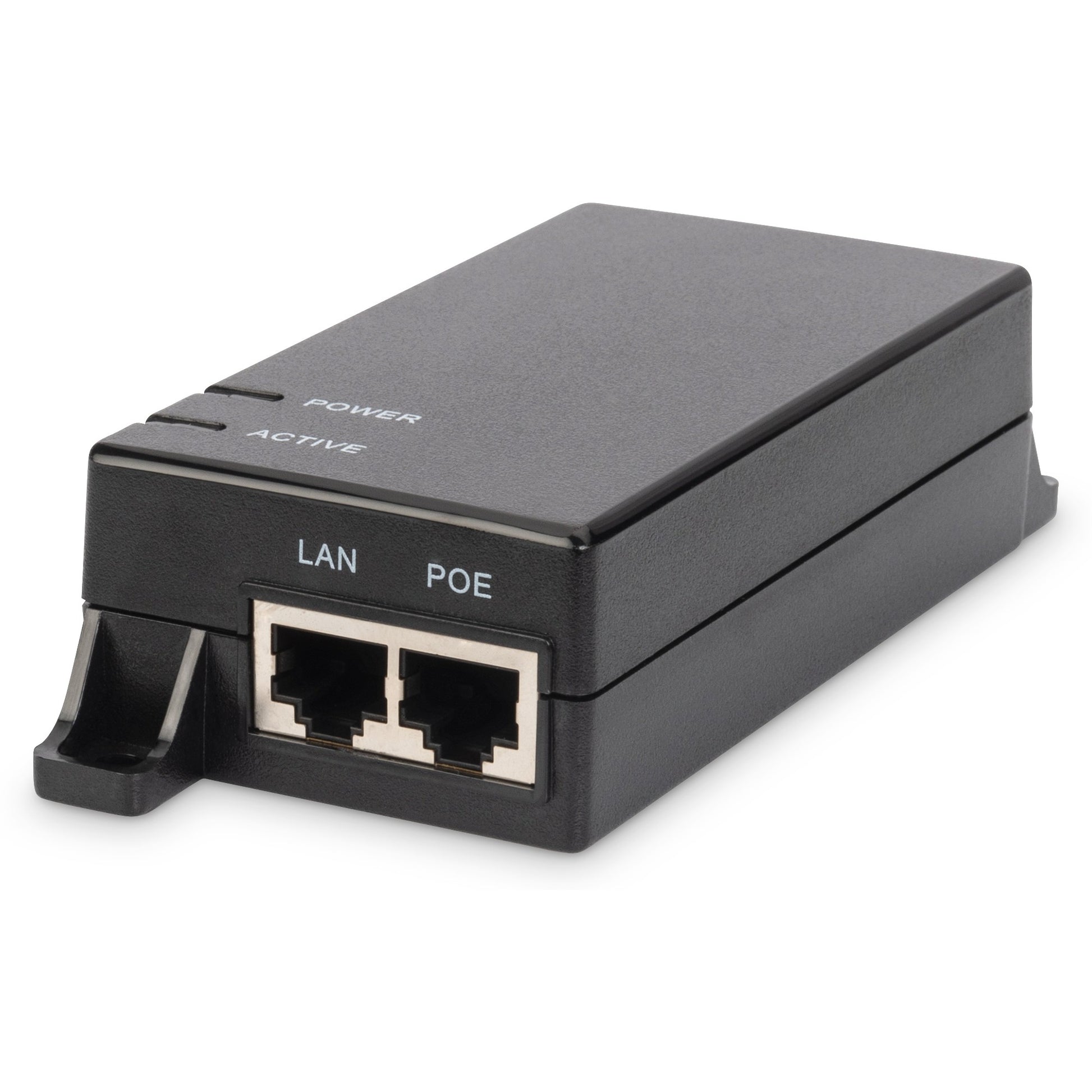 Digitus Gigabit Ethernet PoE injektor. 802.3af. 15.4W Gigabit Ethernet. 10,100,1000 Mbps. IEEE 802.3af. 48 V. 15.4 W. 100 - 240 V