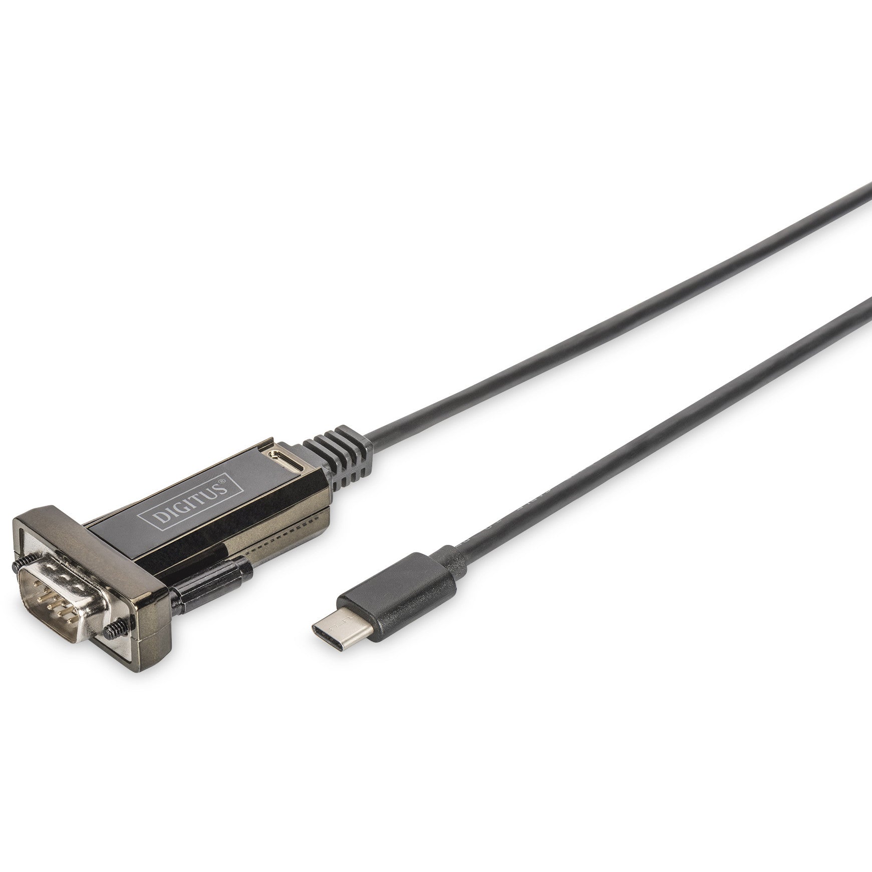 Digitus USB Type-C™ serijski adapter. Crni. 1 m. DB-9. Muški. Muški. Kina