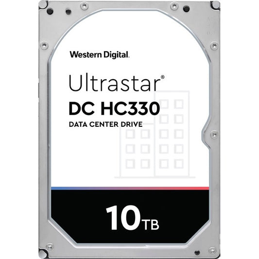 Western Digital Ultrastar DC HC330. 10TB. 7200 RPM. 256MB. 3.5". Serial ATA III