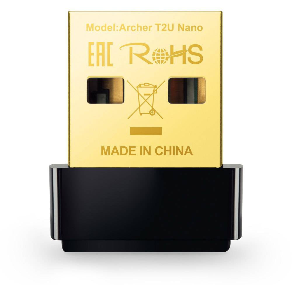 TP-Link AC600 bežični Nano USB adapter. Žični. USB. Bežični. Wi-Fi 5 (802.11ac). 433 Mbps. Crni