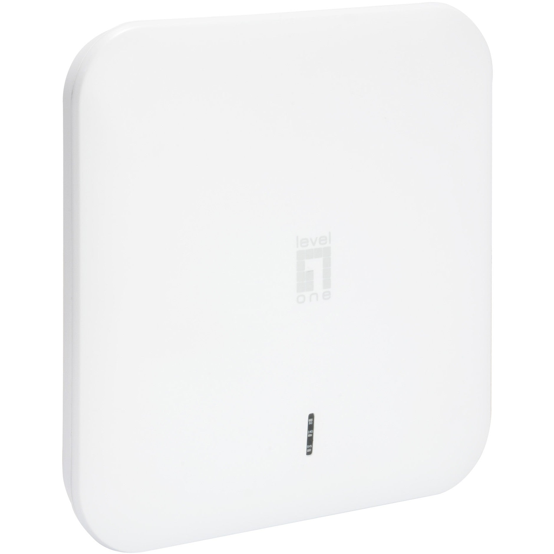 LevelOne AC1200 dvopojasna PoE bežična pristupna tačka. 2.4GHz. 5GHz. 1200 Mbps. 64-bitni WEP. 128-bitni AES. 128-bitni WEP. TKIP. WPA. WPA2. WPA2-PSK. 10,100,1000 Mbps