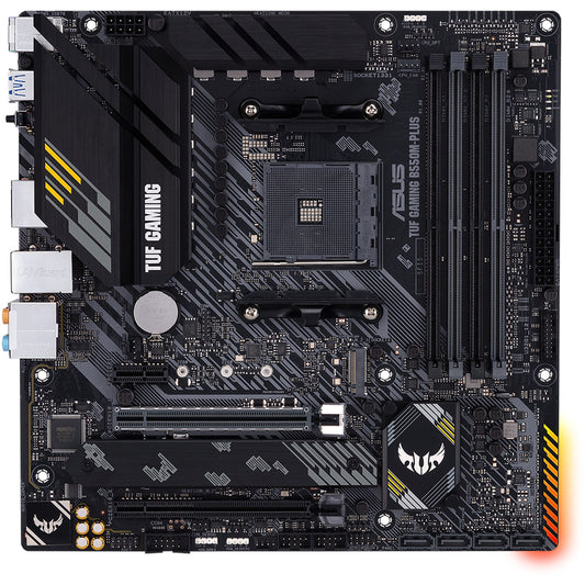 ASUS TUF GAMING B550M PLUS. AMD. Podnožje AM4. AMD Ryzen 3000 serija. DDR4 SDRAM. 128GB. DIMM