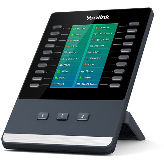 Yealink EXP50. Crna. Siva. 23 tipke. SIP-T58V/SIP-T58A/SIP-T56A/SIP-T54S/SIP-T52S. 196,5 x 124 x 137,5 mm