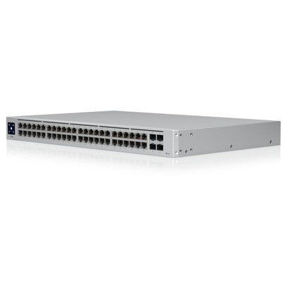 Ubiquiti UniFi USW-48-POE. Upravljani. L2. Gigabit Ethernet (10/100/1000). Napajanje preko Etherneta (PoE). Montaža u rack. 1U
