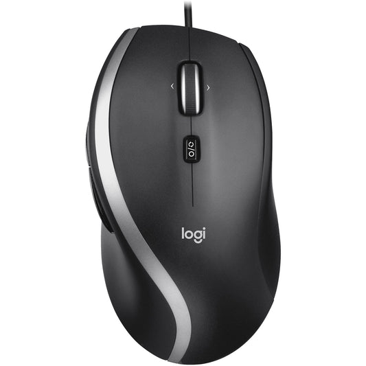Logitech 910-005784. Desni. Optički. USB Tip-A. 4000 DPI. Crna.
