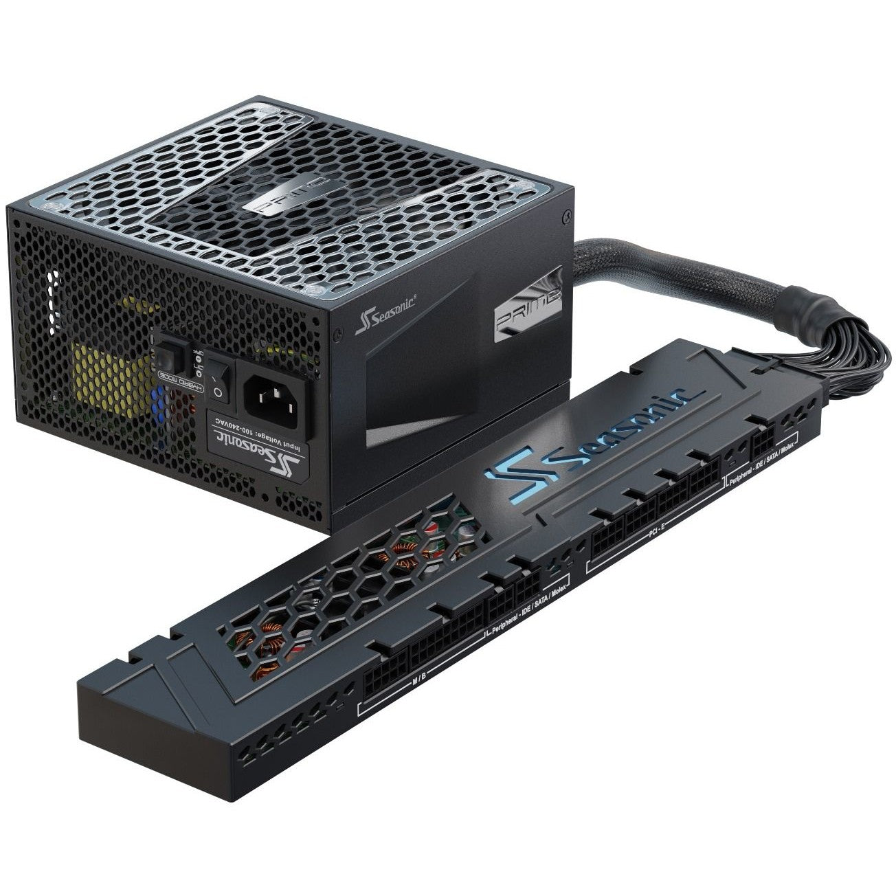 Seasonic SSR-750FA. 750 W. 100 - 240 V. 50 - 60 Hz. 5 - 10 A. 100 W. 744 W