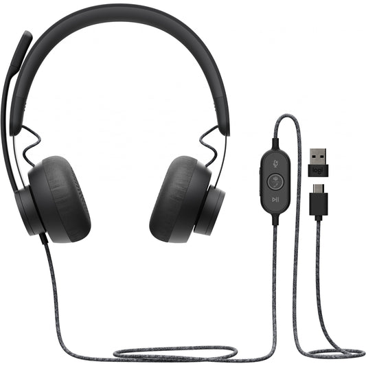 Logitech 981-000870. Žični. Pozivi/Muzika. 20 - 16000 Hz. 211 g. Slušalice. Grafitne.